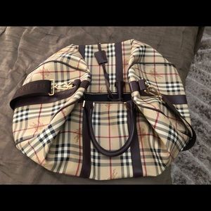 Vintage Check Duffel Bag